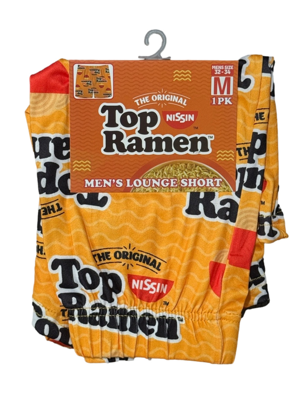 Mens Nissin Top Ramen Licensed Lounge Shorts - Size Medium - NWT
